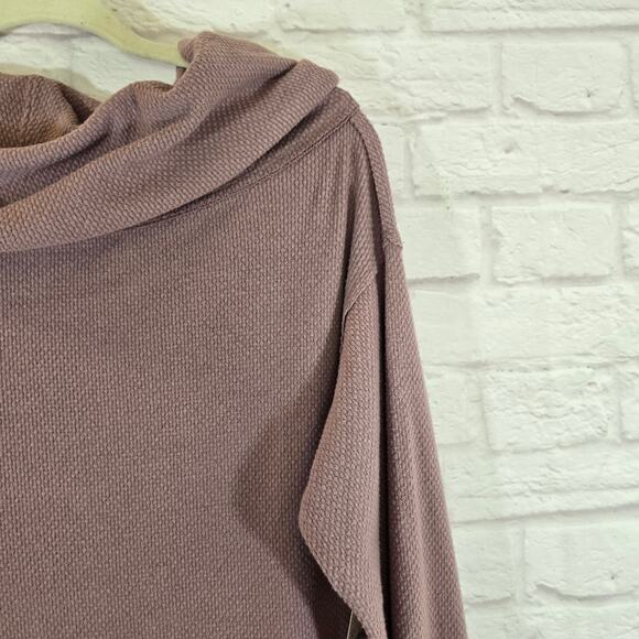 R We The Free Free People Hazy Heart Thermal in Roan Rouge Mauve Purple NWT XS - Picture 3 of 10